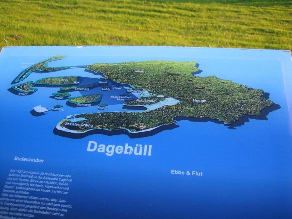 Hooge In The Haus Halligblick Dagebull Bagian luar foto